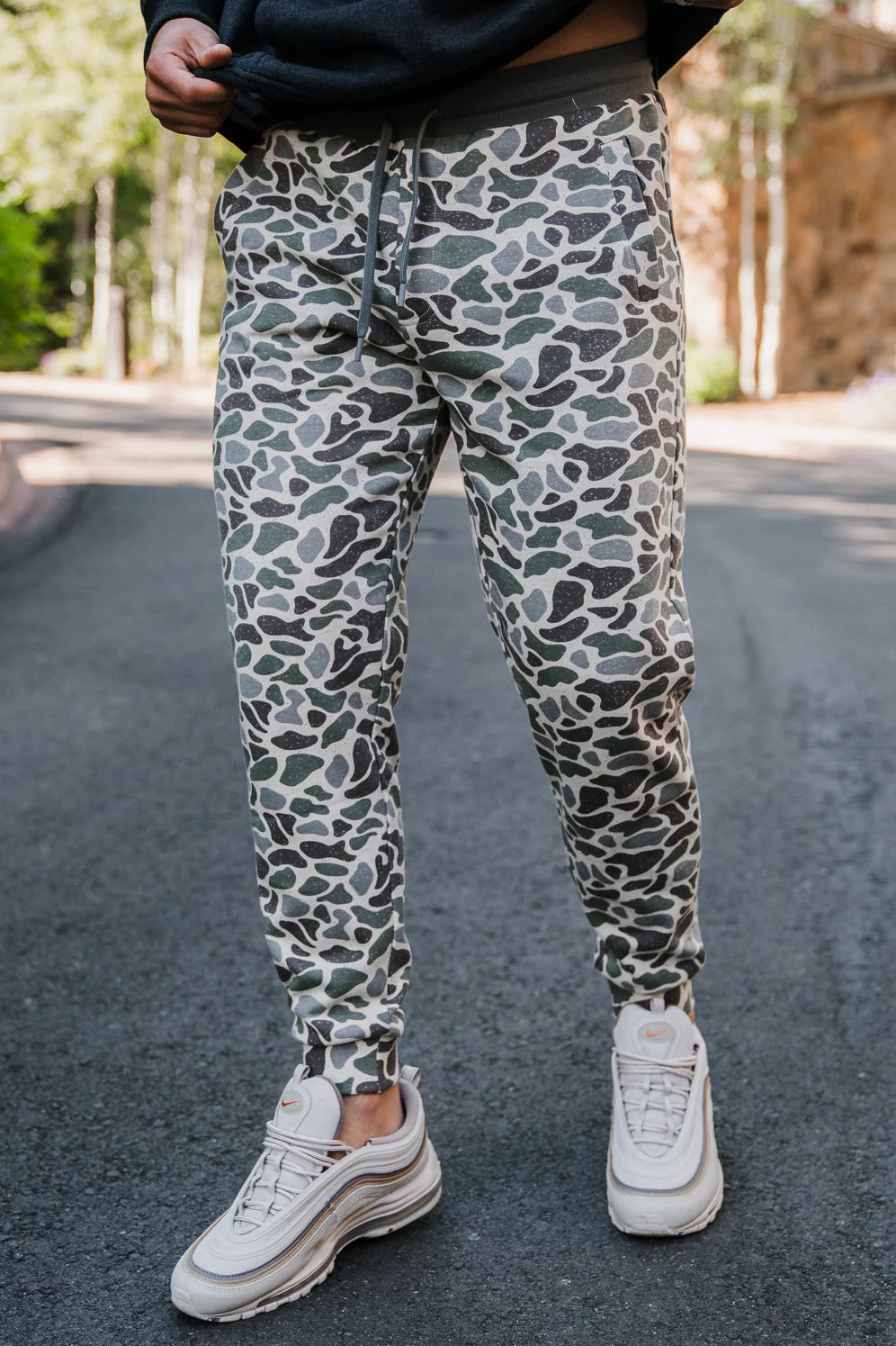 BURLEBO Fleece Jogger Classic Deer Camo Murphy s