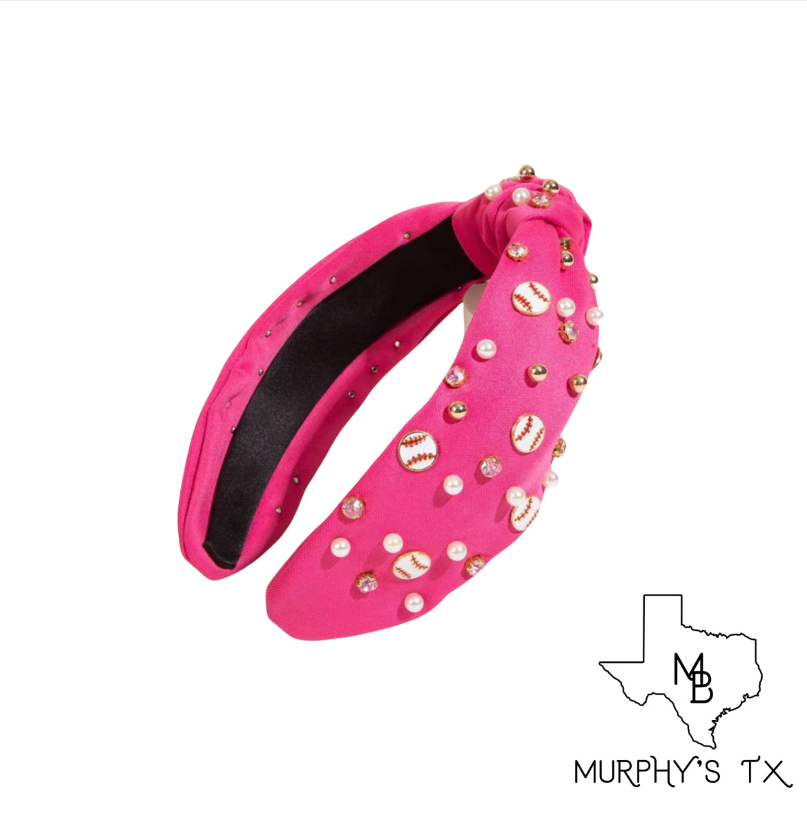 Baseball Headband - Pink