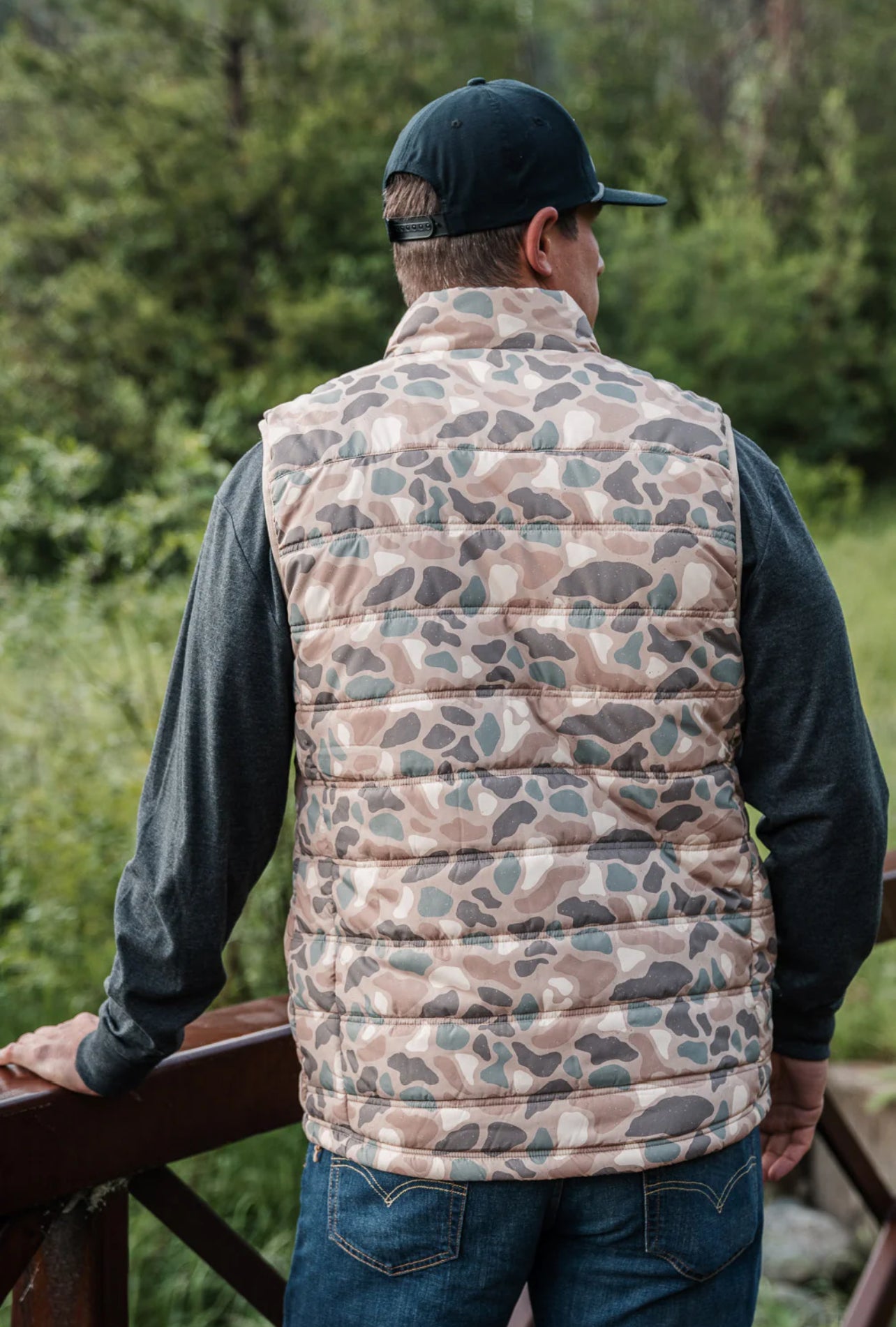 BURLEBO Puffer Vest - Pintail Camo