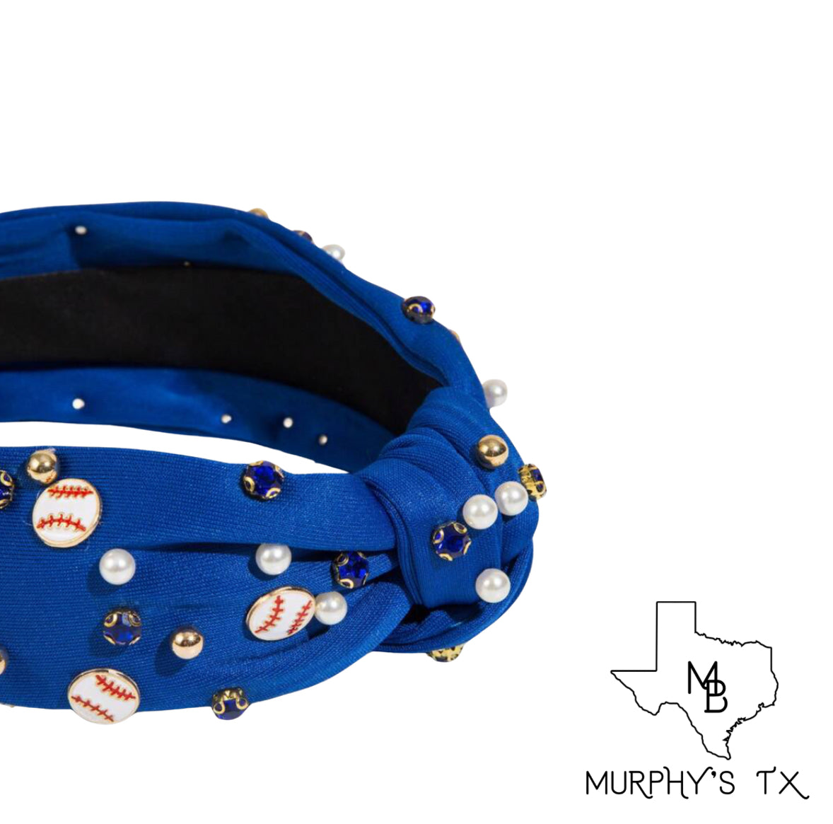 Baseball Headband - Royal Blue