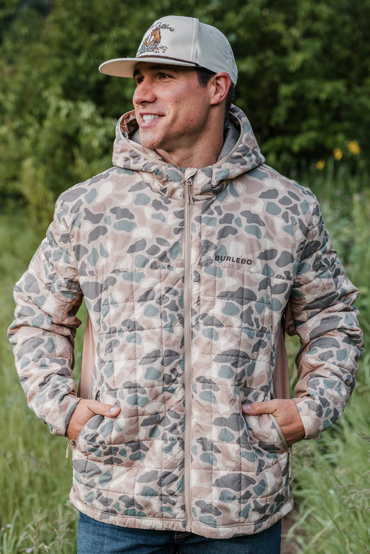 BURLEBO Puffer Jacket - Pintail Camo