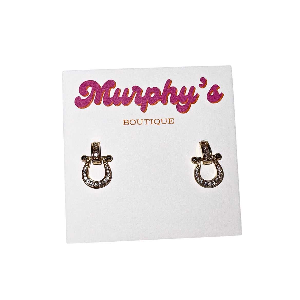 Saddle & Stirrup Earring