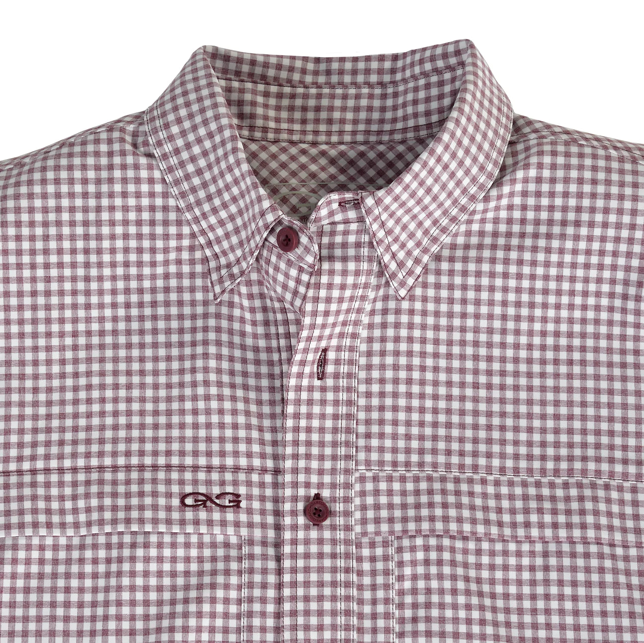 GameGaurd Maroon TekCheck Shirt SS