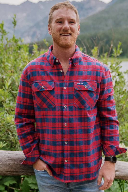 BURLEBO Flannel - Redwood