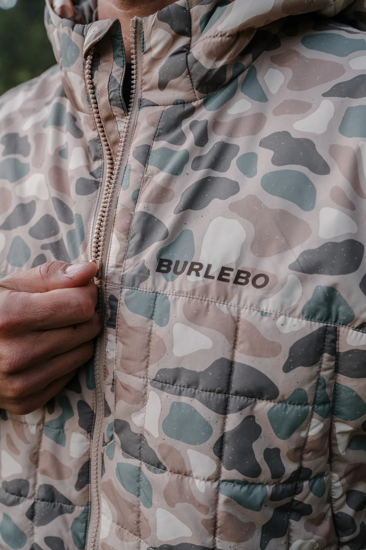 BURLEBO Puffer Jacket - Pintail Camo