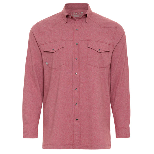 GameGaurd Crimson Pearl Snap Shirt LS