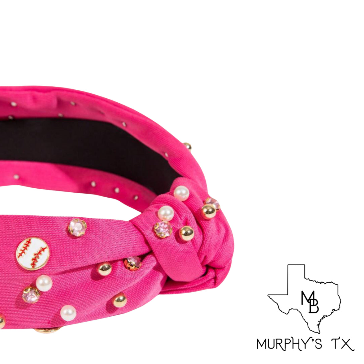 Baseball Headband - Pink