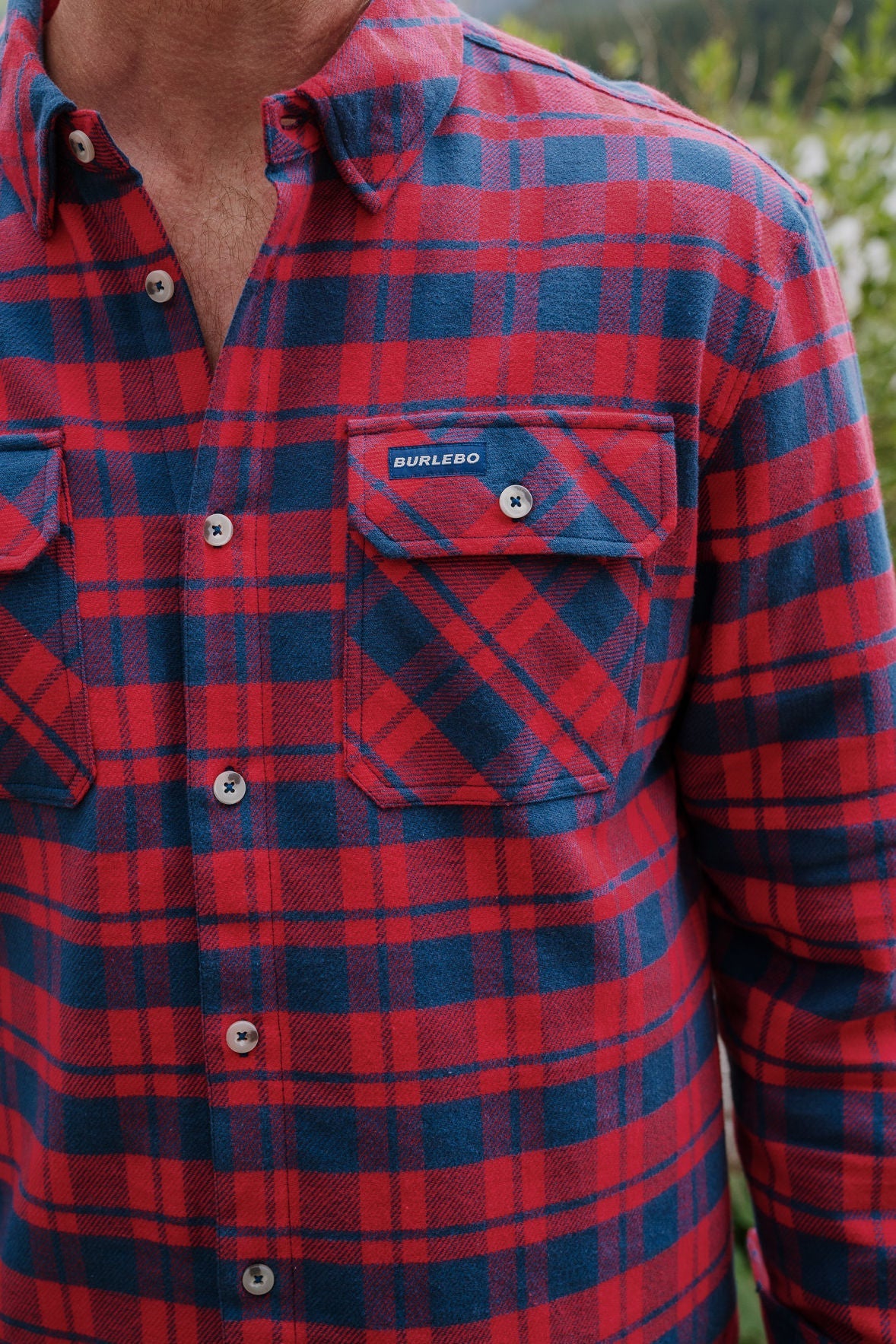 BURLEBO Flannel - Redwood