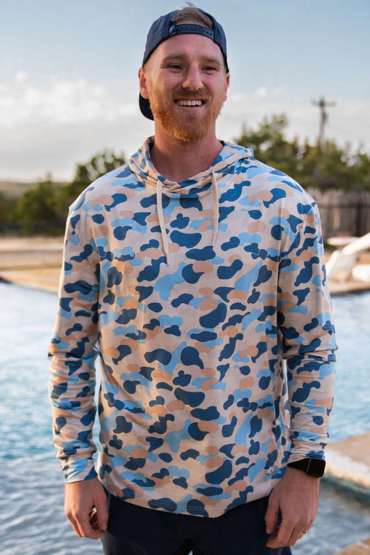 BURLEBO Performance Hoodie - Rockport Camo