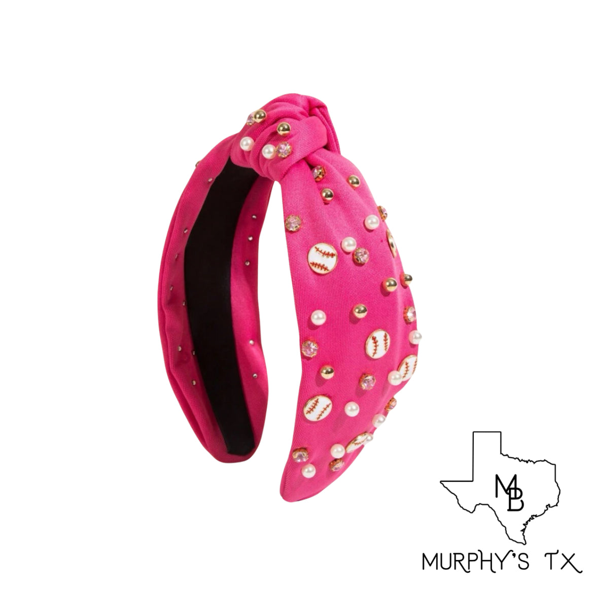 Baseball Headband - Pink