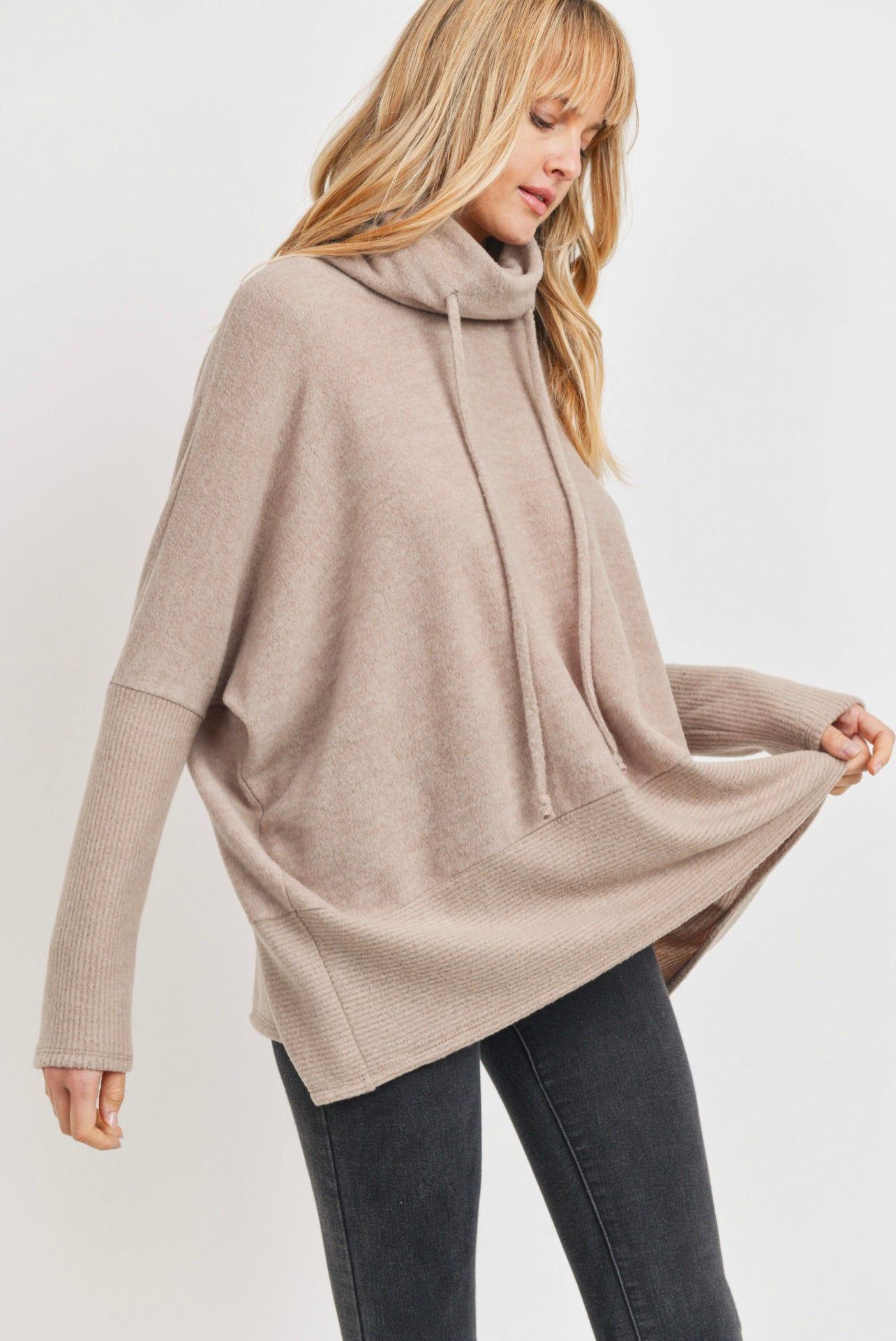 Taupe Knit Sweater