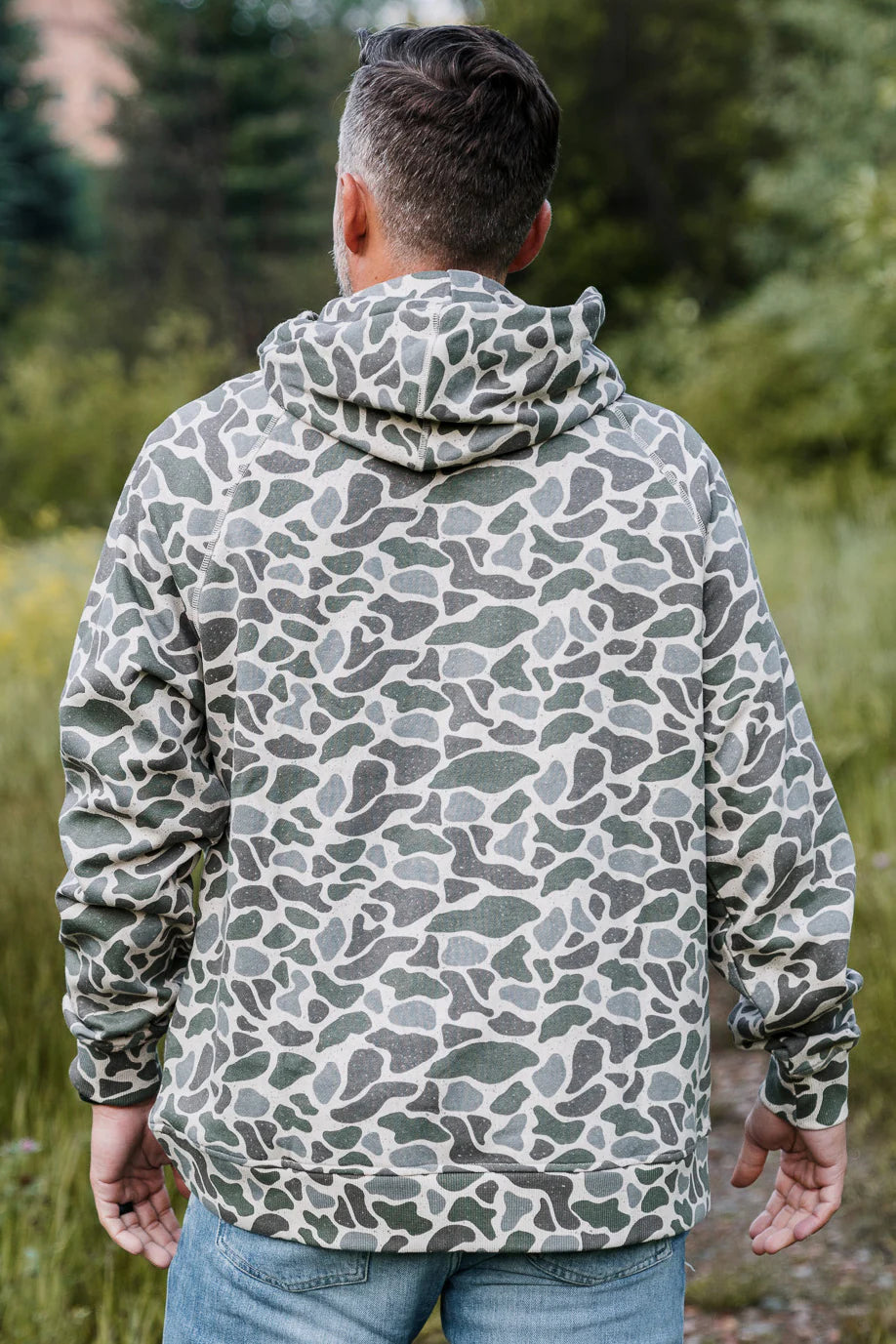 BURLEBO Fleece Hoodie - Classic Deer Camo