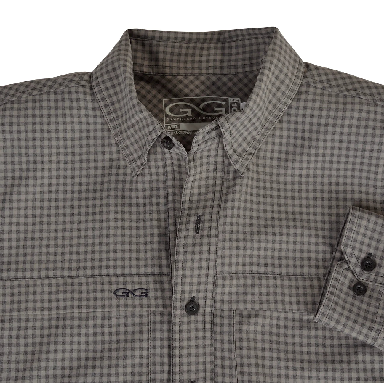 GameGaurd GunMetal TekCheck Shirt LS