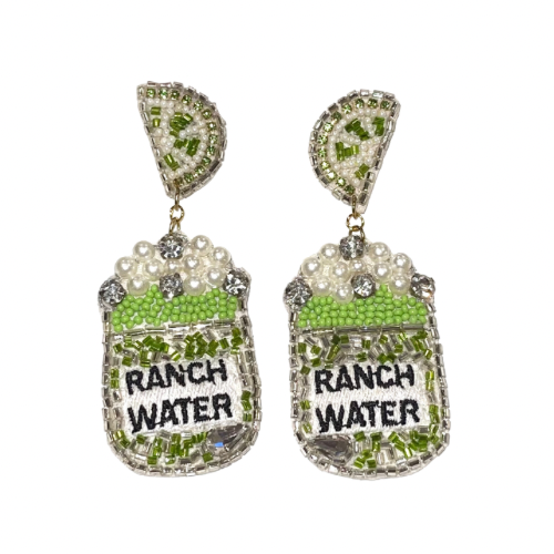 Beaded Ranch Water Earrings