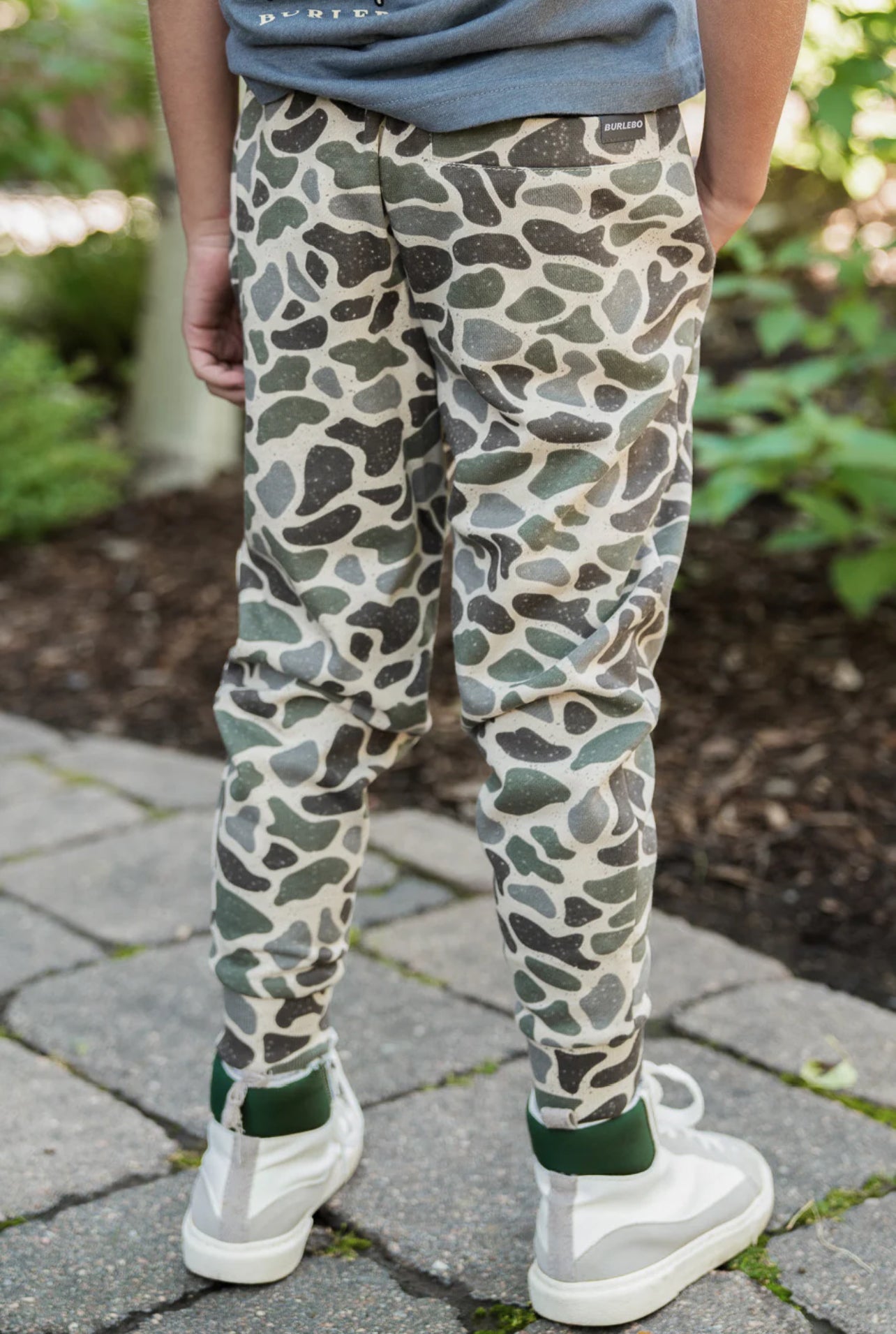 BURLEBO Youth Fleece Jogger - Classic Deer Camo