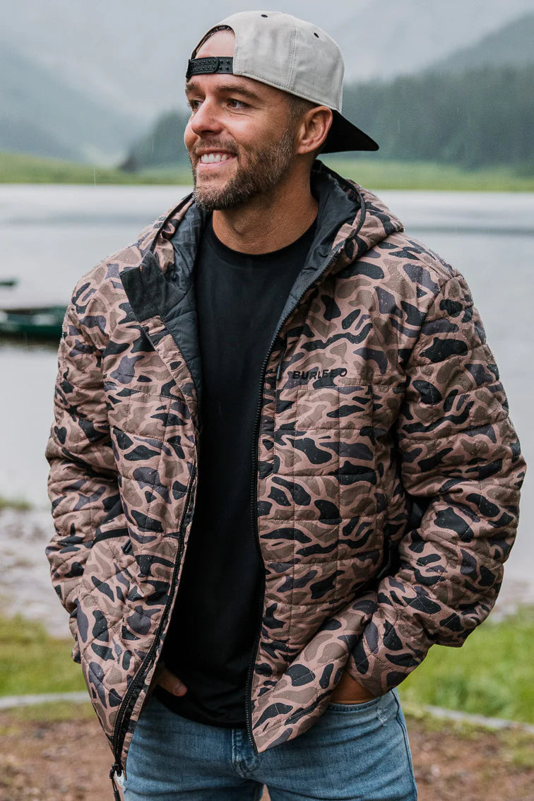 BURLEBO Puffer Jacket - Gauge Camo