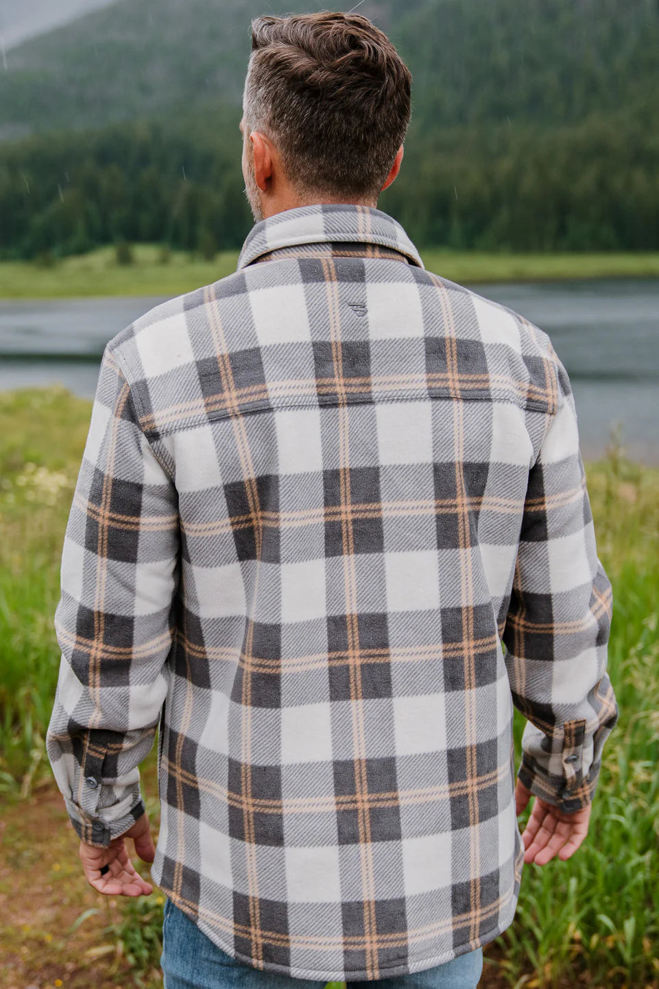 BURLEBO Shacket- Coyote Plaid