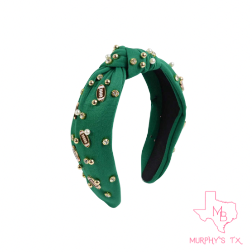 Football Headband - Green