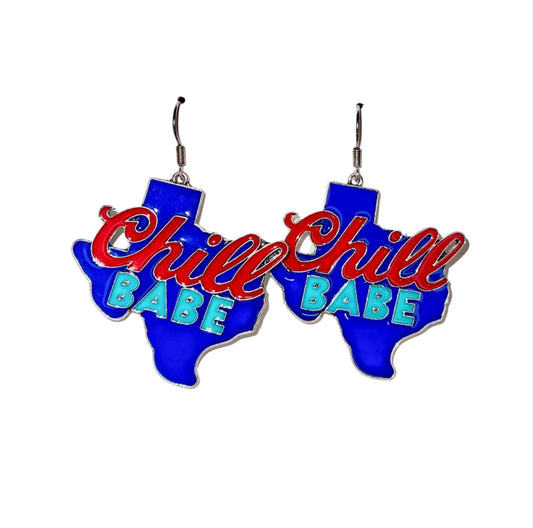 Chill Babe Earrings - Blue