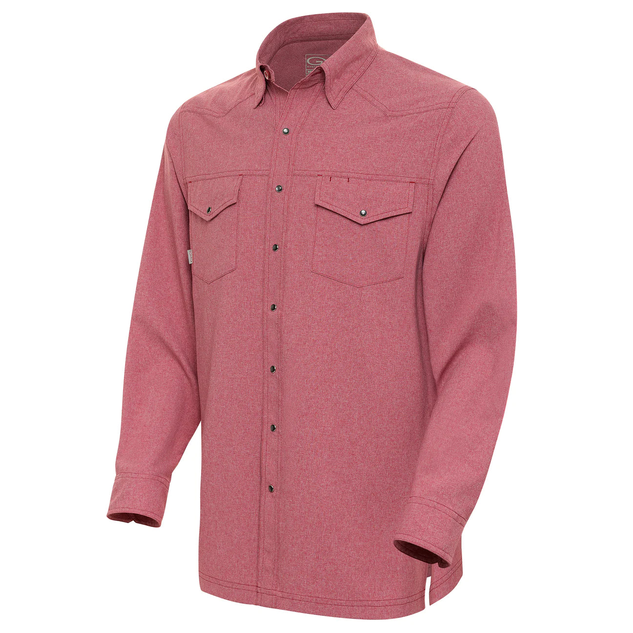 GameGaurd Crimson Pearl Snap Shirt LS