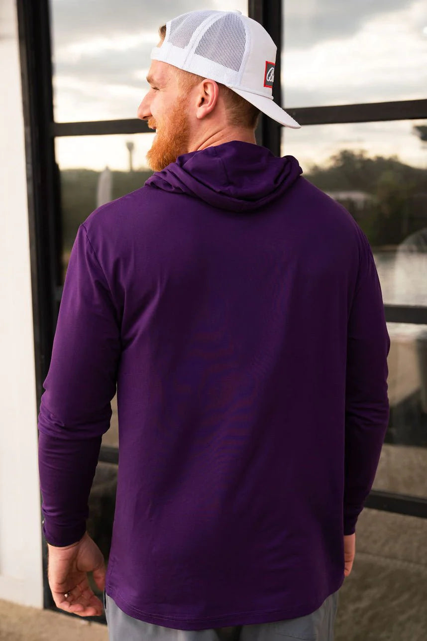 BURLEBO Performance Hoodie - Purple