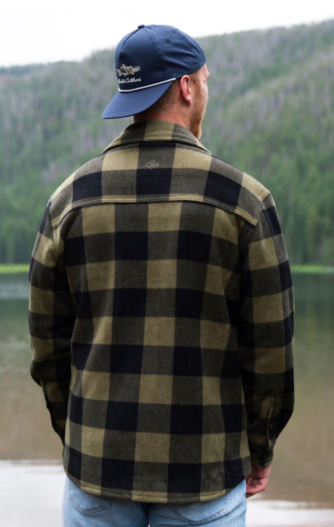 BURLEBO Shacket - Mallard Green Plaid