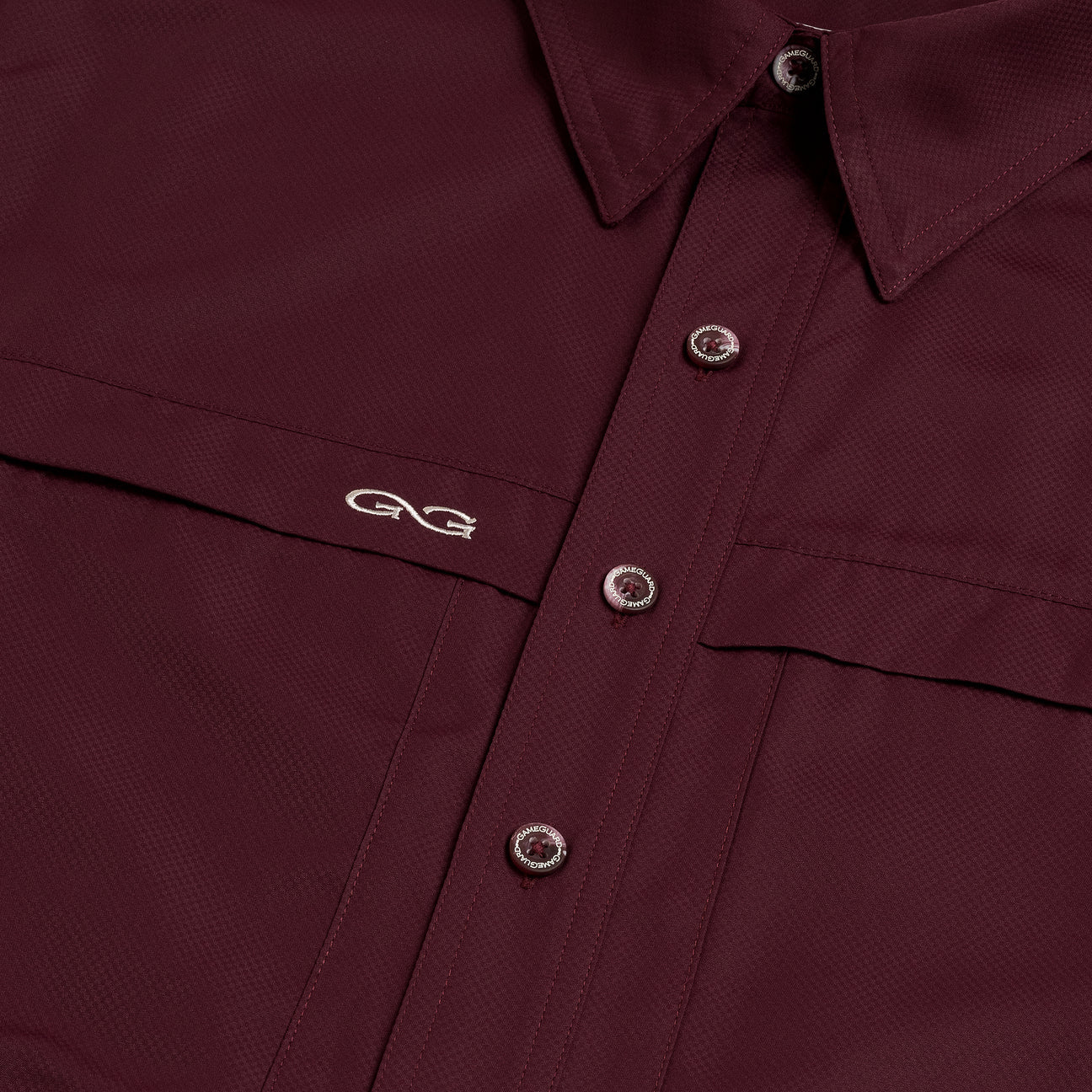 GameGaurd Maroon Microfiber Shirt SS