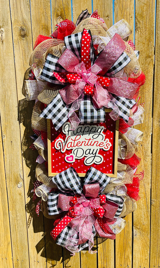 Rustic Valentine Wreath