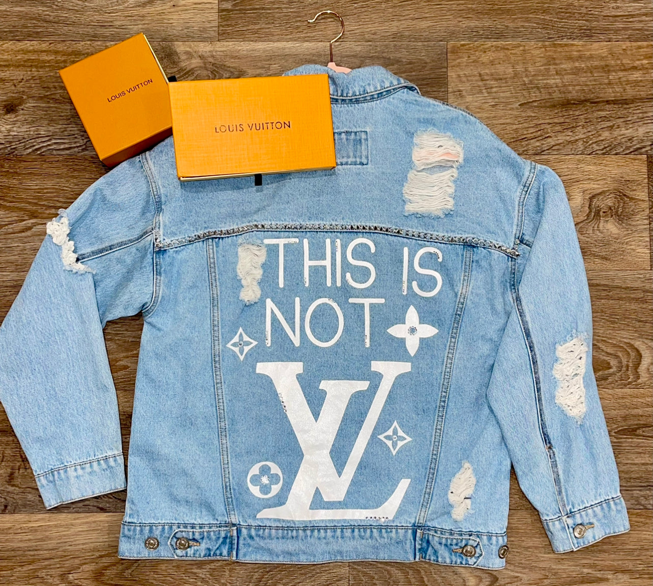 “This is not LV..” Jean Jacket - Medium