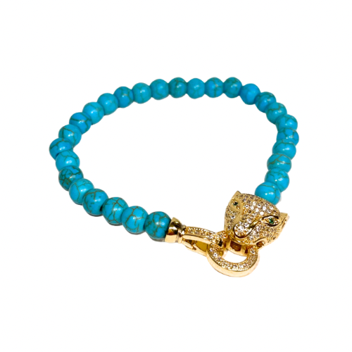 Turquoise Jaguar Bracelet