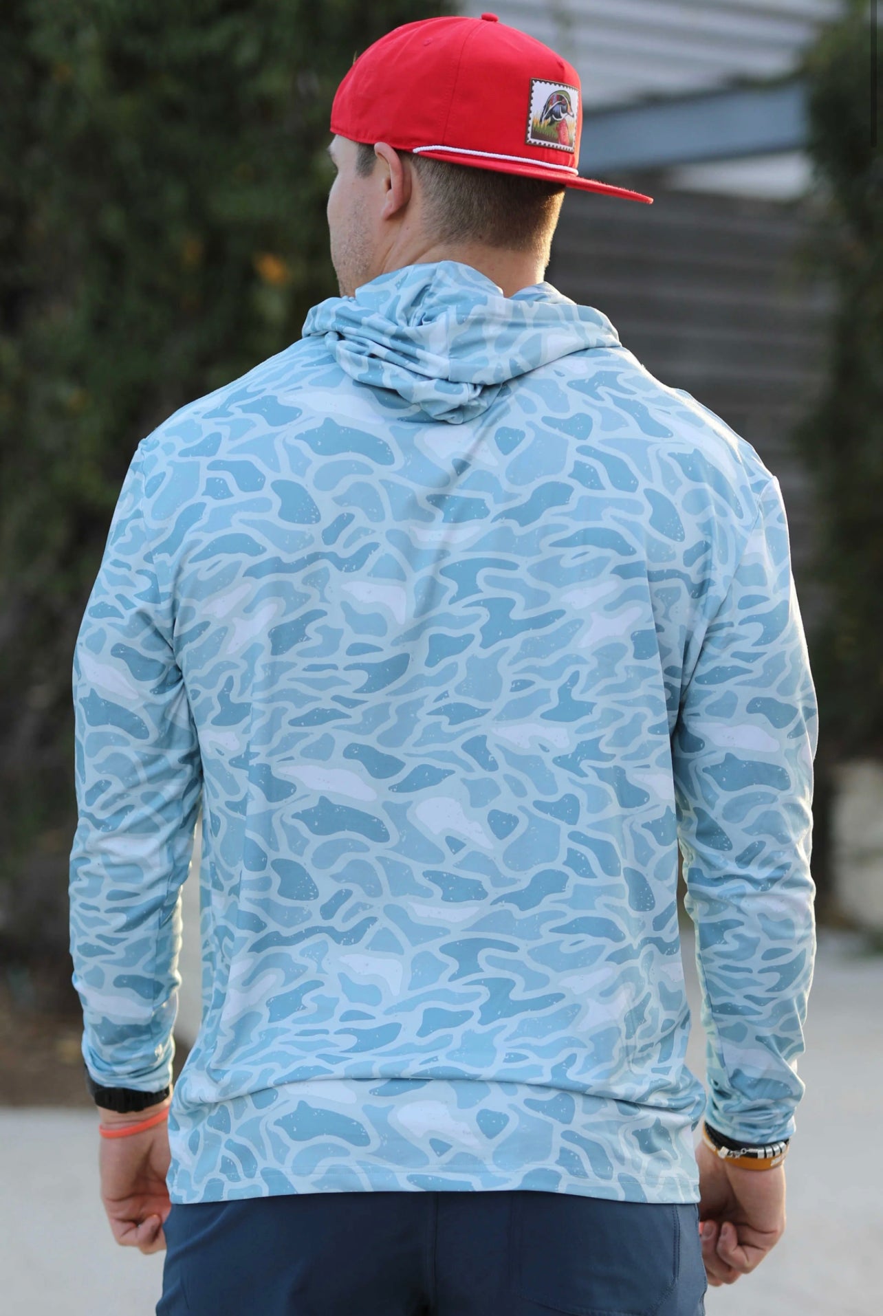 BURLEBO Performance Hoodie - Seaside Camo