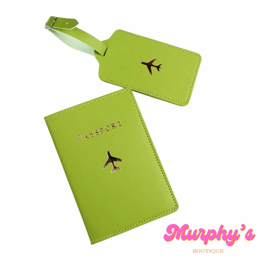 Jet Setter Travel Tag - Lime