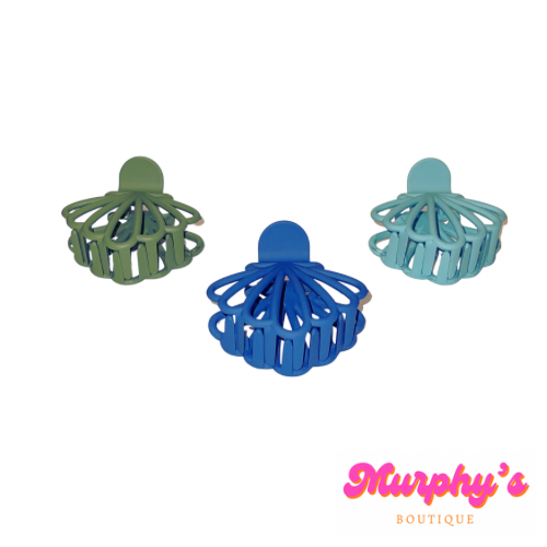 Shell Yea! Claw Clip - Crab Blue