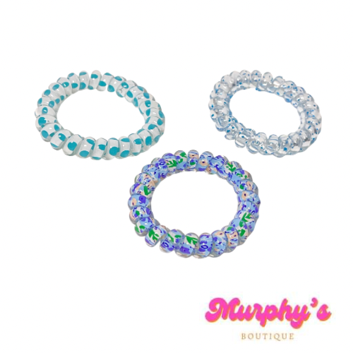 Spiral Cord Hair Tie Set