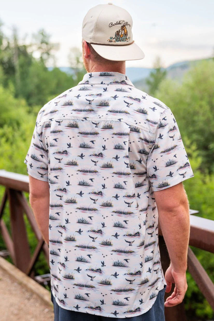 BURLEBO Performance Button Up - Duck Hunt