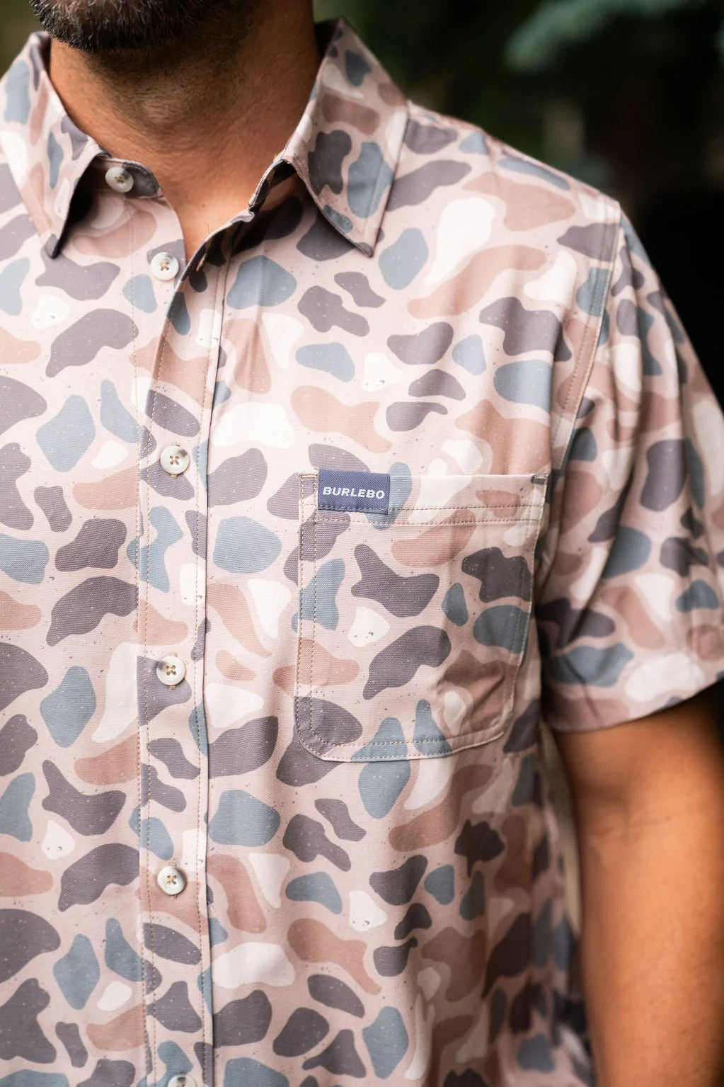 BURLEBO Performance Button Up - Pintail Camo