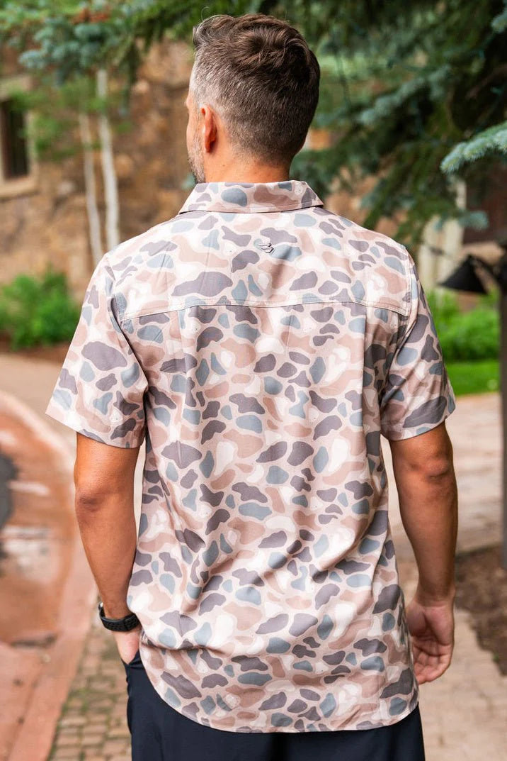 BURLEBO Performance Button Up - Pintail Camo