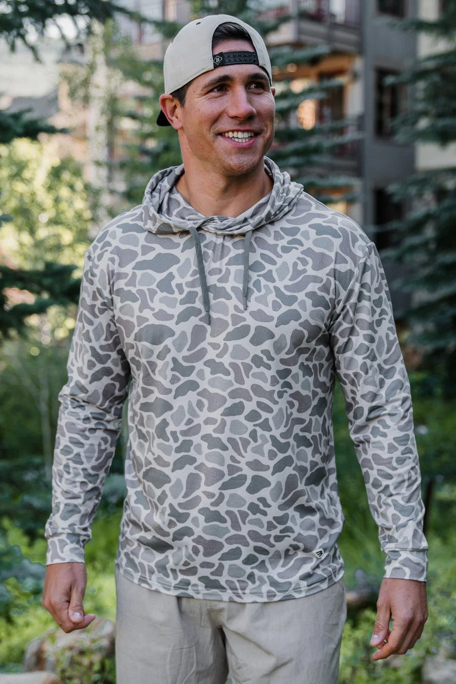 BURLEBO Performance Hoodie - Classic Deer Camo