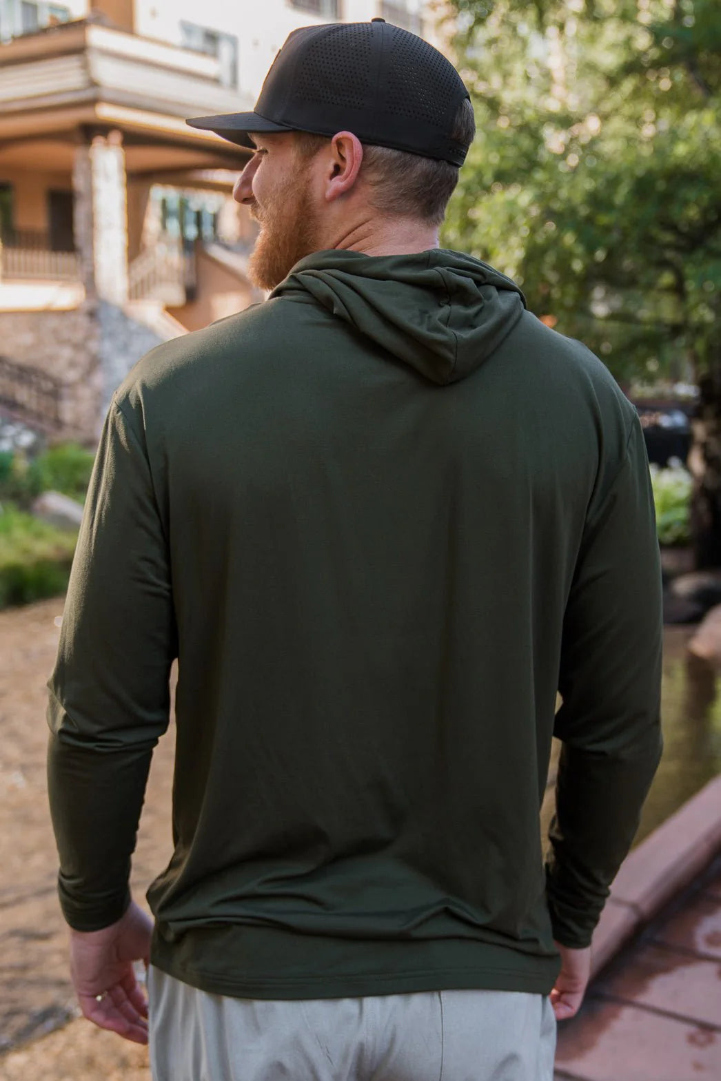 BURLEBO Performance Hoodie - Mallard Green