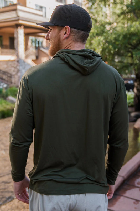 BURLEBO Performance Hoodie - Mallard Green