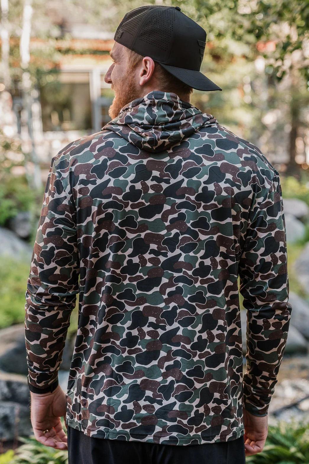 BURLEBO Performance Hoodie - Throwback Camo