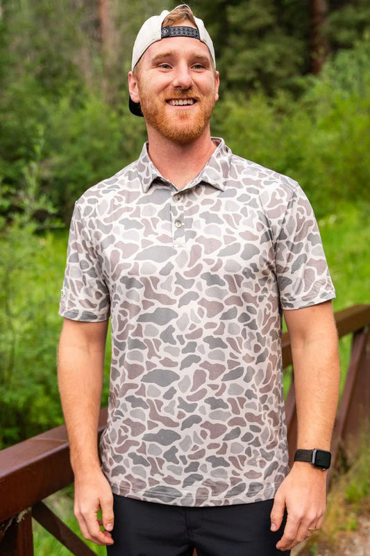 BURLEBO Performance Polo - Classic Deer Camo