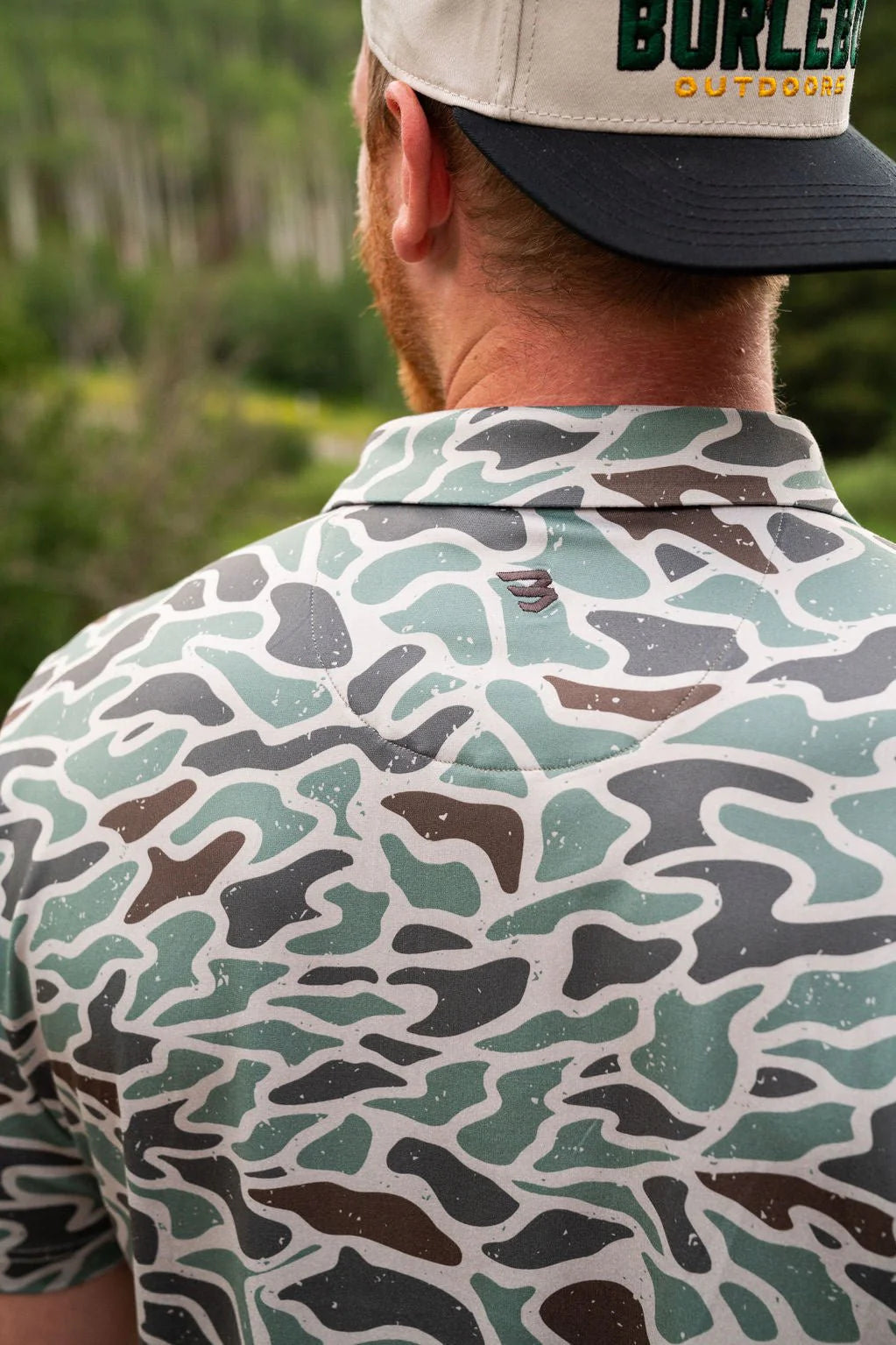 BURLEBO Performance Polo - Retro Duck Camo