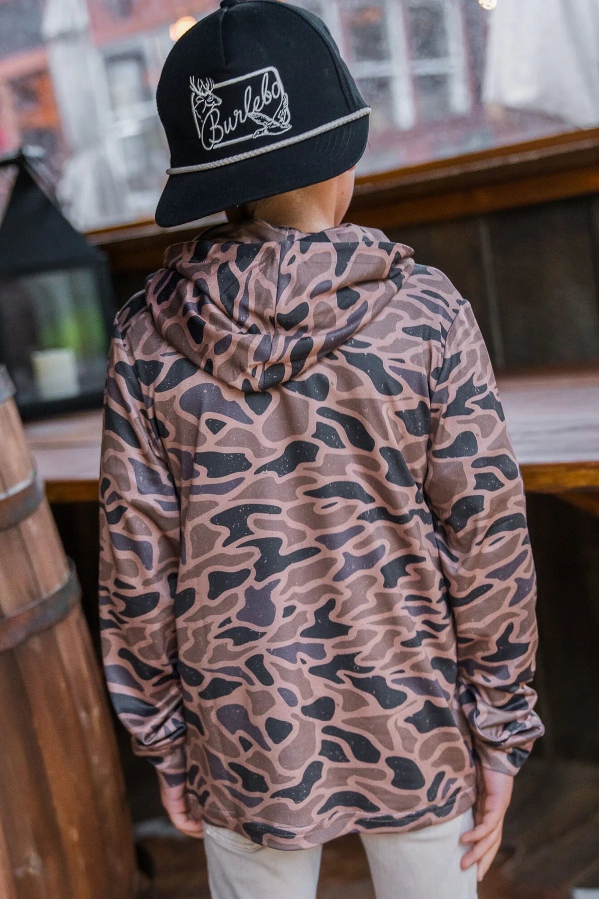 BURLEBO Youth Hoodie - Gauge Camo