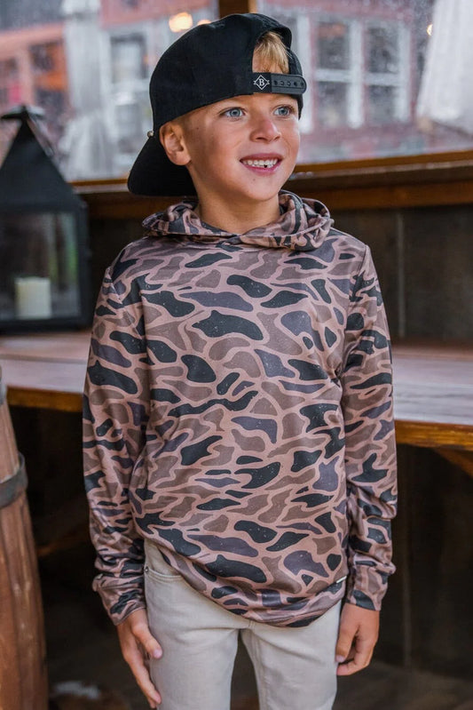 BURLEBO Youth Hoodie - Gauge Camo