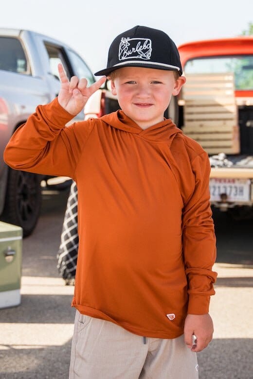 BURLEBO Youth Hoodie - Orange