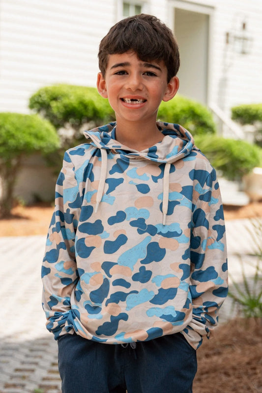 BURLEBO Youth Hoodie - Rockport Camo