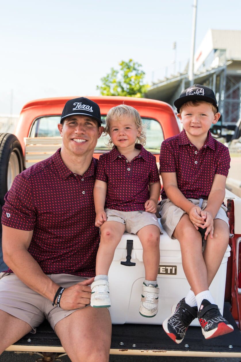 BURLEBO Youth Polo - Texas Black